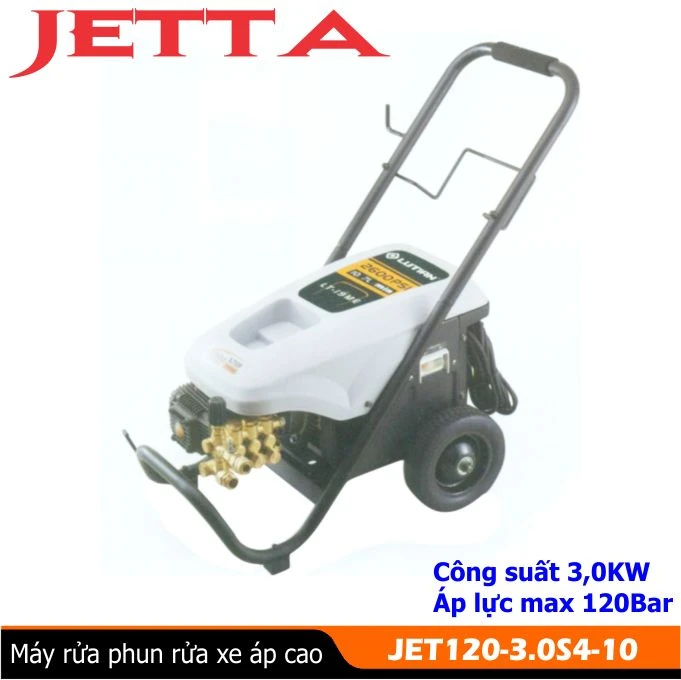 Máy phun rửa áp lực cao Jetta JET120-3.0S4-10 3