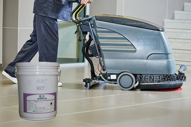 Hóa chất tẩy rửa máy đánh sàn công nghiệp