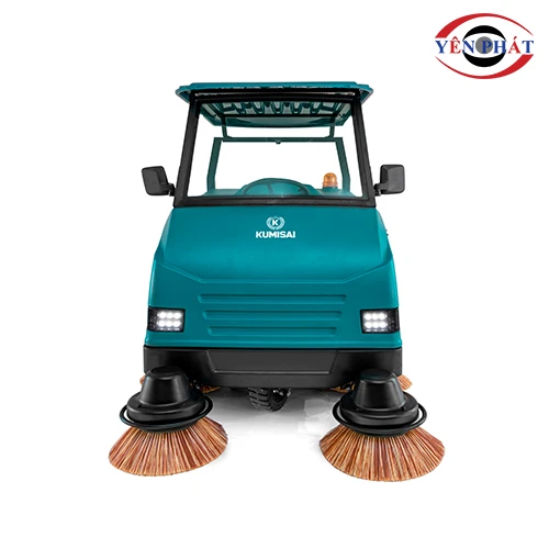 Xe quét rác công nghiệp ngồi lái Kumisai KMS 77 4