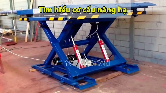 Cơ cấu nâng hạ bằng thủy lực | vít me | khí nén | cầu trục đơn giản
