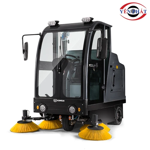 Xe quét rác công nghiệp ngồi lái Kumisai KMS-S10