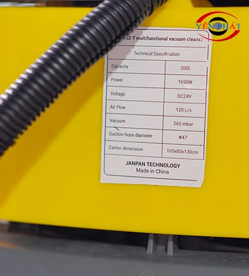 Máy hút bụi ướt công nghiệp Kumisai KMS 602T 200L 8