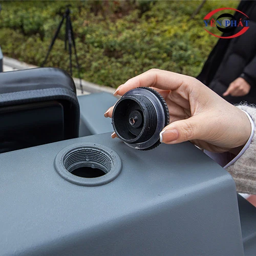 Xe quét rác ngồi lái nhà xưởng Kumisai KMS-1250E 5