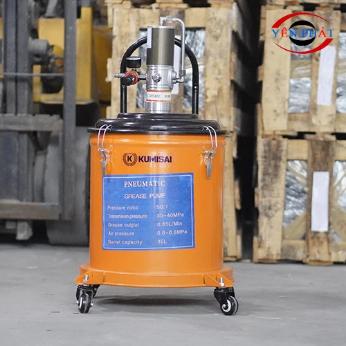Máy bơm mỡ Kumisai 35L model KMS-35S 7