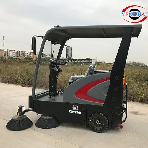 Xe quét rác ngồi lái Kumisai KMS-1800E 3