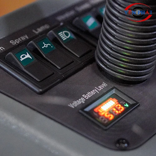 Xe quét rác ngồi lái nhà xưởng Kumisai KMS-S5 6