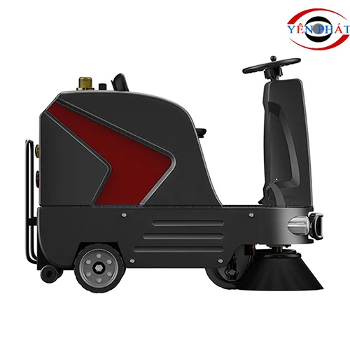 Xe quét rác ngồi lái nhà xưởng Kumisai KMS-S6 4