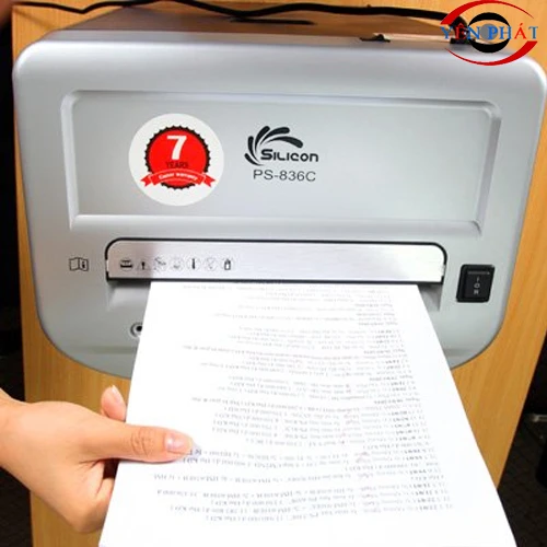 Máy huỷ tài liệu Silicon PS-836C 4