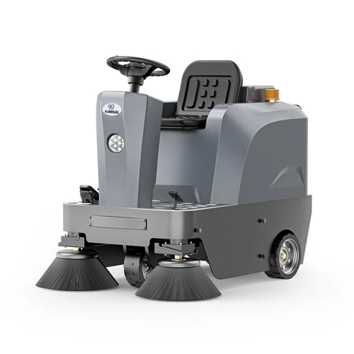 Xe quét rác công nghiệp ngồi lái Kumisai KMS S4 3