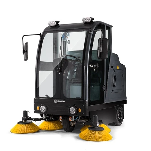 Xe quét rác công nghiệp ngồi lái Kumisai KMS-S10 3