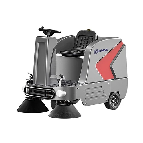 Xe quét rác ngồi lái nhà xưởng Kumisai KMS-S5 11