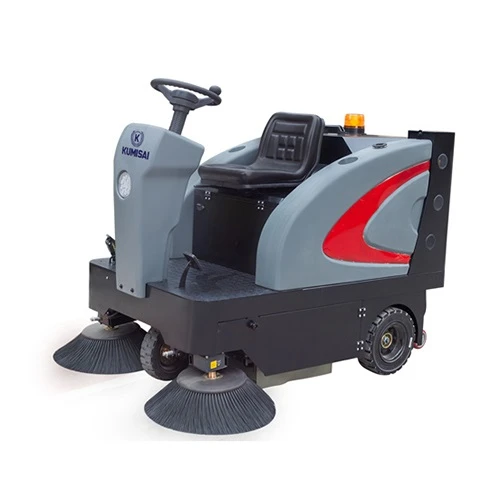 Xe quét rác ngồi lái nhà xưởng Kumisai KMS-1350E 9