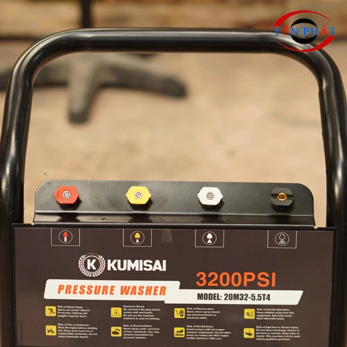 Máy rửa xe cao áp giá rẻ Kumisai 20M32-5.5T4 (tự động ngắt) 7