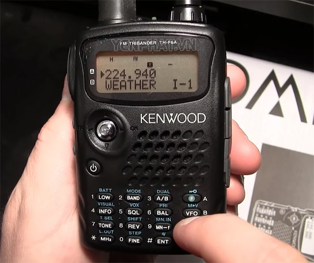máy bộ đàm kenwood th f6a | Điện Máy Yên Phát