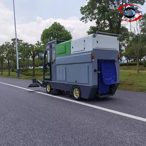 Xe quét rác công nghiệp ngồi lái Kumisai KMS 210 5