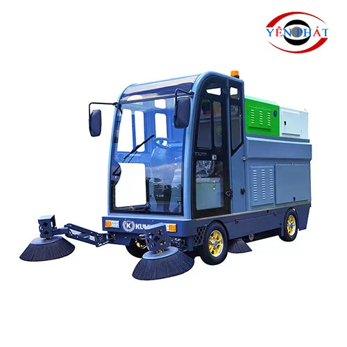 Xe quét rác công nghiệp ngồi lái Kumisai KMS 210 6