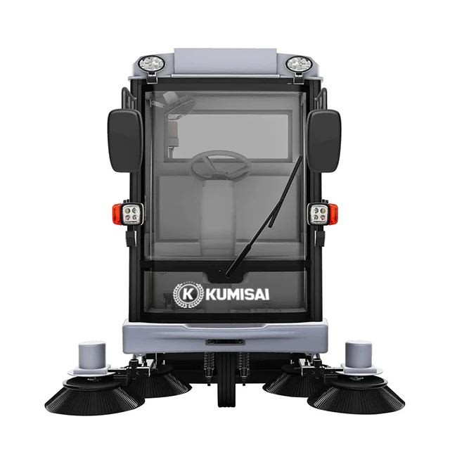 Xe quét rác công nghiệp ngồi lái Kumisai KMS 1900A 3