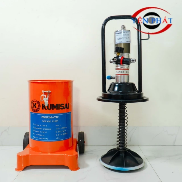 Máy bơm mỡ Kumisai 12L model KMS-12S 6