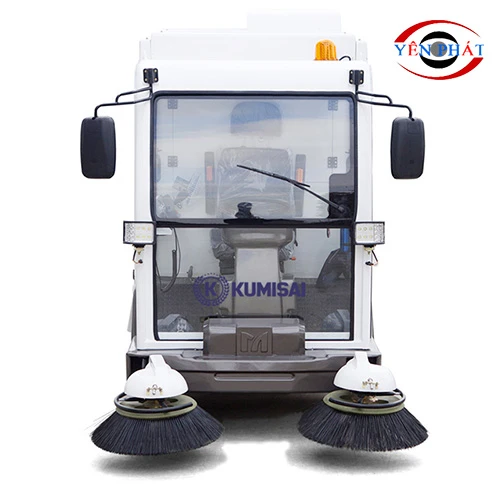 Xe quét rác công nghiệp ngồi lái Kumisai KMS-S2000 (Pin chì axit) 6
