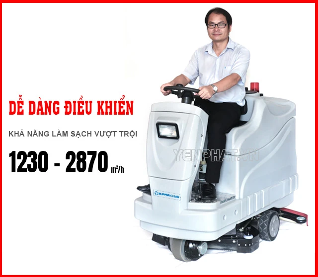 máy chà sàn Supper Clean AS 2007 điều khiển dễ dàng