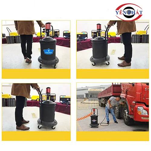 Máy bơm mỡ bò khí nén Palada PD-200 4