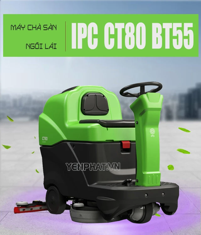 Máy chà sàn ngồi lái IPC CT80 BT50