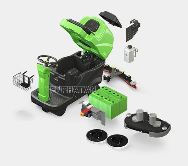 Máy chà sàn ngồi lái IPC CT80 BT50