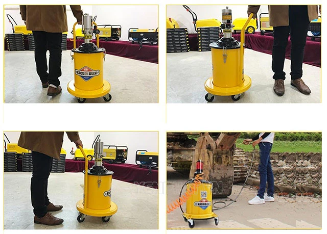Sử dụng Máy bơm mỡ dùng khí nén Kocu GZ-150