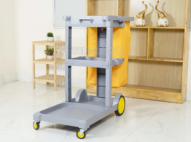Đặc điểm của xe đẩy 3 tầng công nghiệp