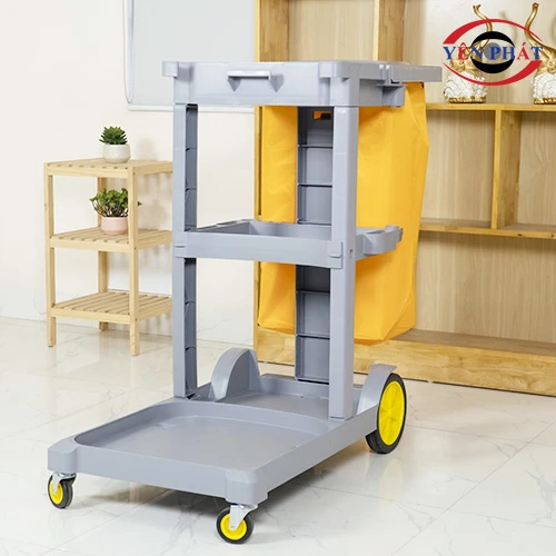 Xe đẩy 3 tầng công nghiệp 3