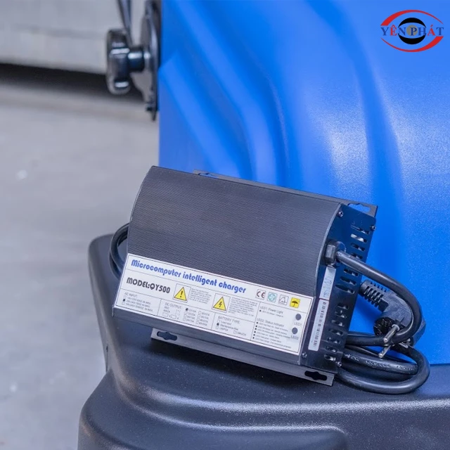 Xe quét rác đẩy tay mini chạy ắc quy Kumisai KMS-690 7