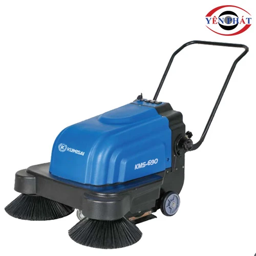 Xe quét rác đẩy tay mini chạy ắc quy Kumisai KMS-690