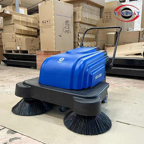 Máy quét rác đường đẩy tay mini chạy bằng ắc quy AS-690 3