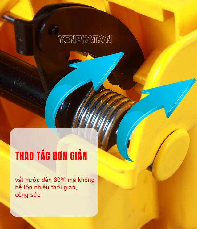 lò xo trợ lực Xe dọn vệ sinh B-038