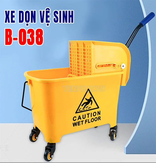 Xe dọn vệ sinh B-038