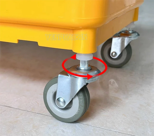 bánh xe Xe đẩy dọn vệ sinh B042