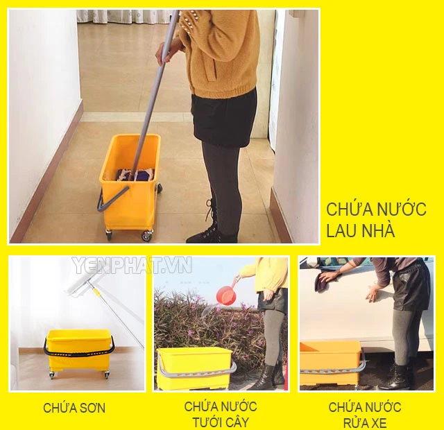 mua Xe đẩy dọn vệ sinh B042