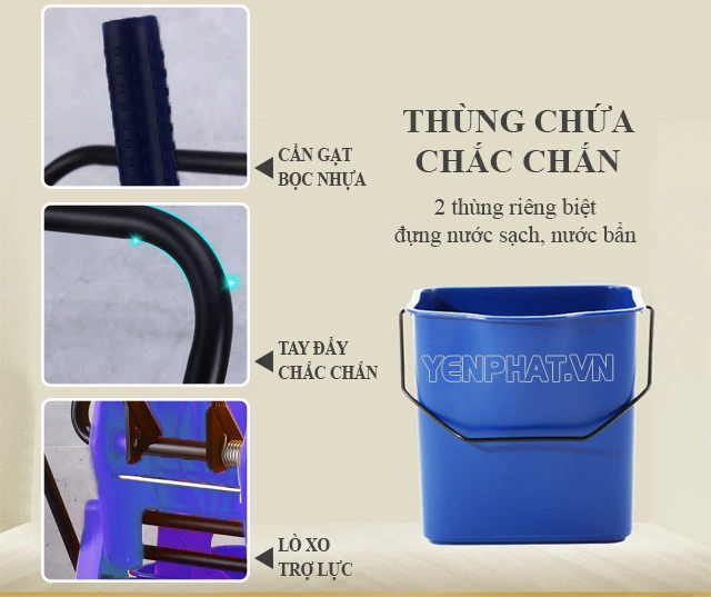 cấu tạo Xe dọn vệ sinh AF08073