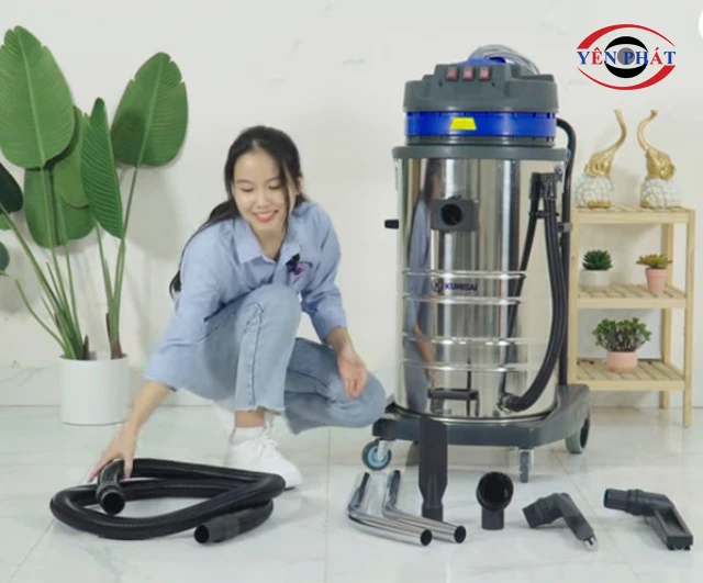 Check kỹ phụ kiện máy hút bụi