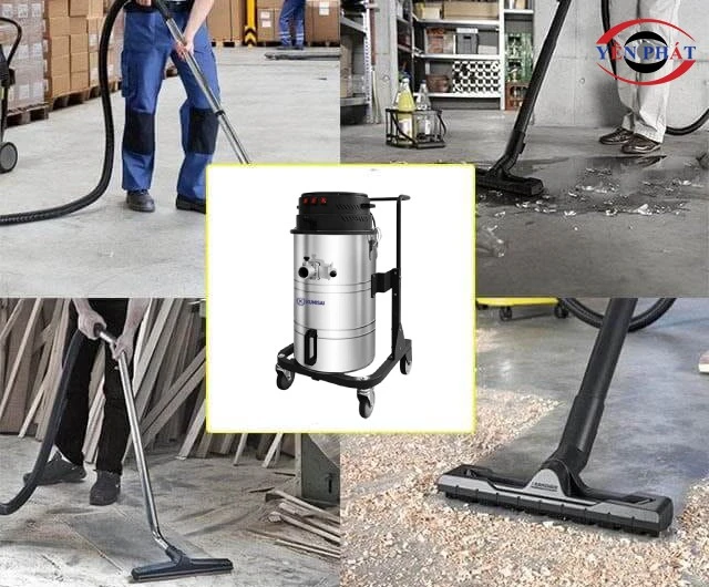 ứng dụng của máy hút bụi công nghiệp