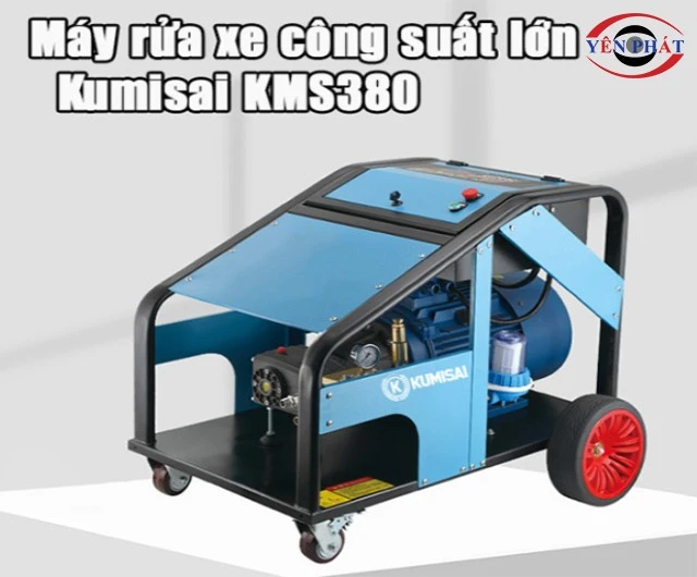 Máy bơm rửa xe công suất lớn Kumisai KMS 380