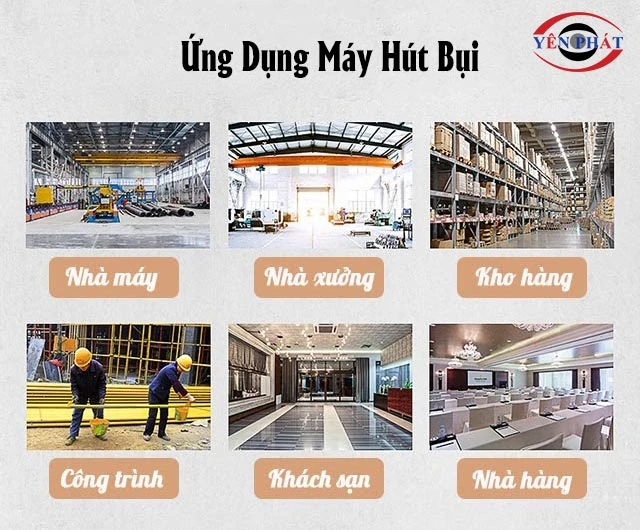 Ứng dụng máy hút bụi