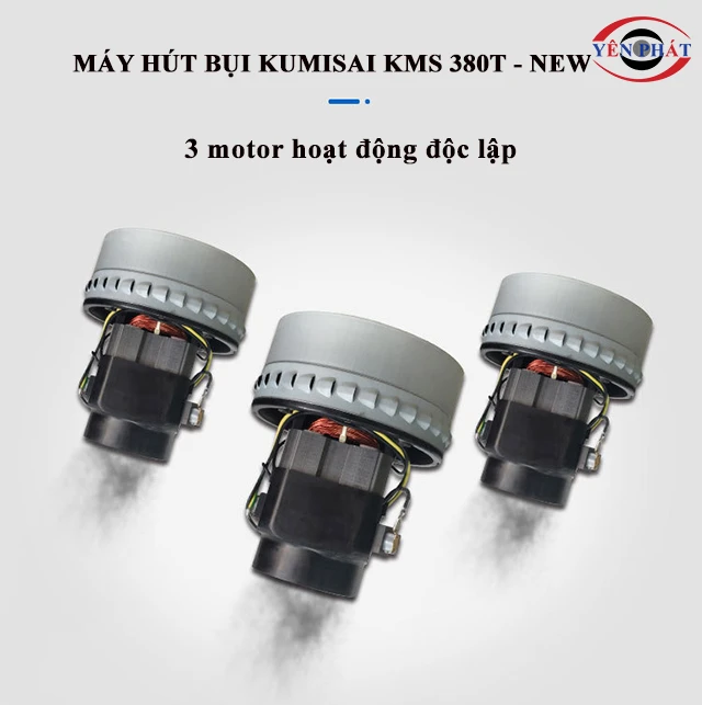 Máy hút bụi Kumisai KMS 380T-New 3 motor