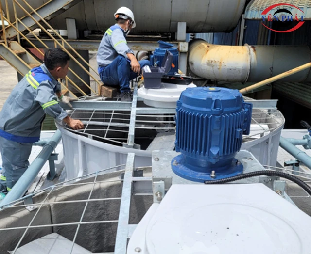Motor tháp giải nhiệt vuông