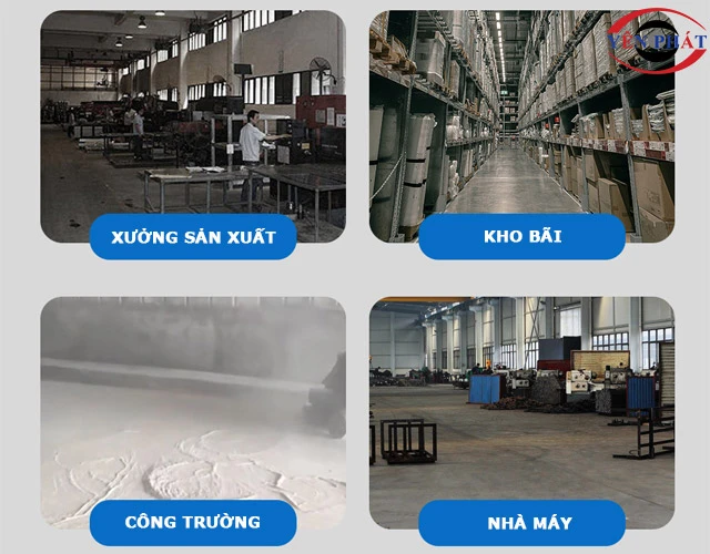 Ứng dụng máy hút bụi nhà xưởng Kumisai KMS 360