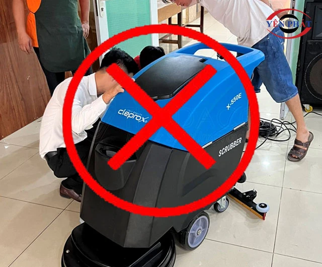 Không tự ý tháo lắp máy