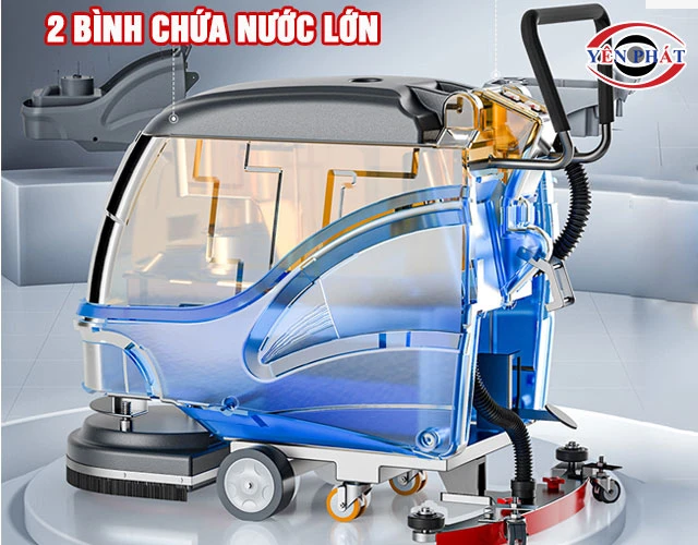 Bình chứa máy chà sàn liên hợp Kumisai KMS-X2 pin nước