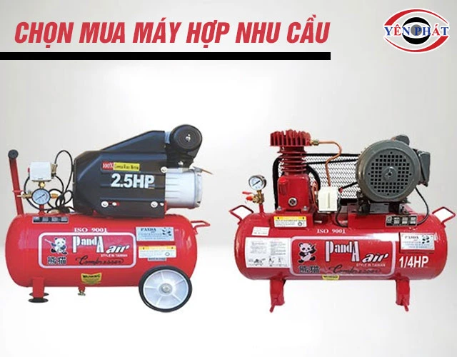 Chọn mua máy nén khí Panda 