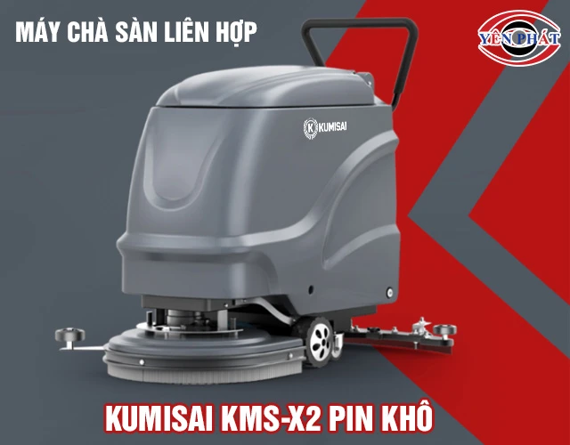Máy chà sàn liên hợp Kumisai KMS-X2 pin khô