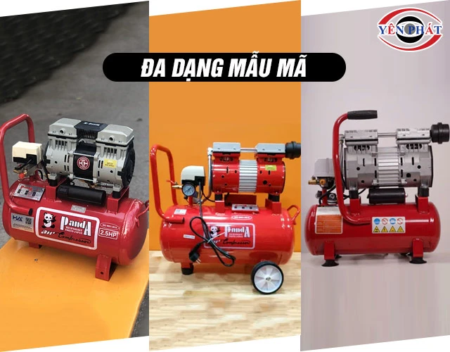 máy nén khí Panda không dầu đa dạng